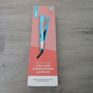Bliss 2 In One Hair Straightener & Curler Combo